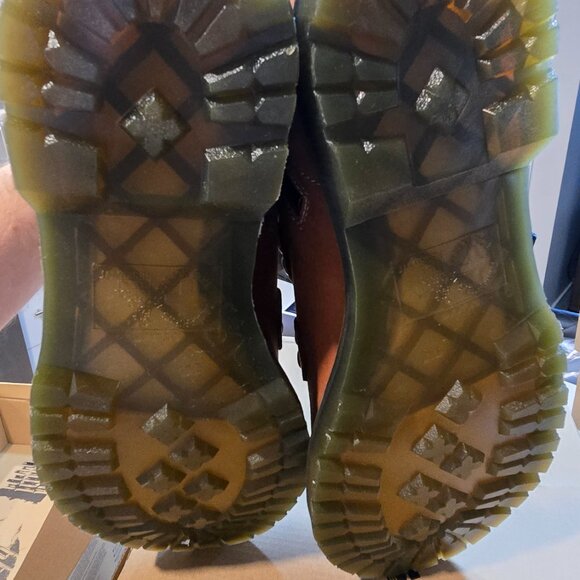 Dr. Martens 1460 Lace to Toe Fur Lined Buttersoft Nubuck Boots Brown Women's 7 - Picture 8 of 13